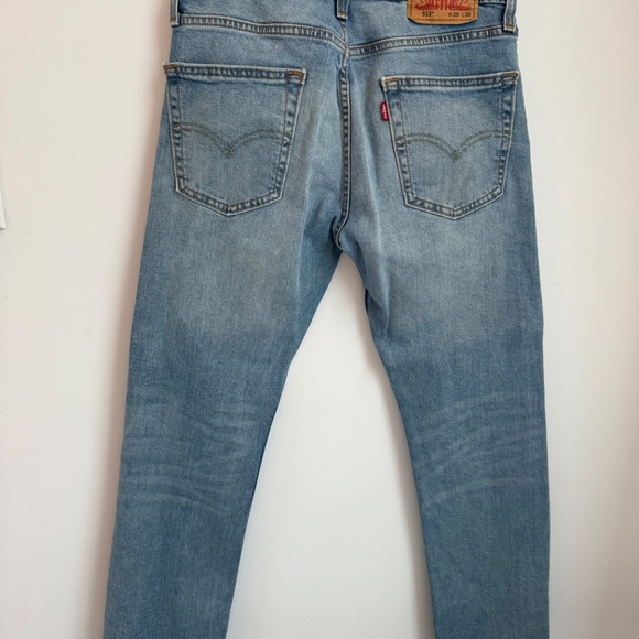 Levi's 513 Men's Jeans Blue Denim Slim Straight Fit Stretch Size 29x30 - Picture 3 of 6